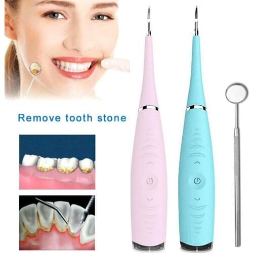 Dental Teeth Whitening Health Remove Calculus Plaque Stains Micro-scale Portable Electric Sonic Dental Scaler Hygiene