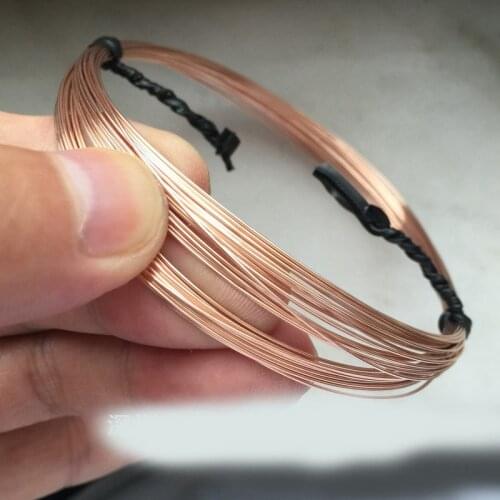 Rose gold color wire 0.33~0.51mm round soft wire jewelry wire diy jewelry accessories