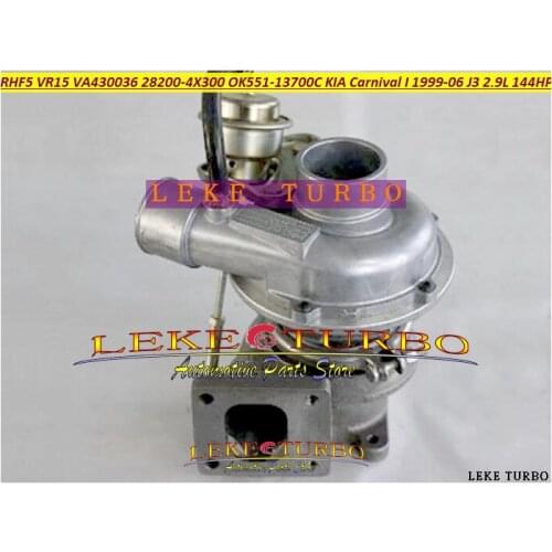RHF5 VA430036 28200-4X300 28200 4X300 OK551-13700C VR15 VR12A Turbo For KIA Carnival I 1999-06 J3 TCI 2.9TCI 2.9L CRDI 144HP