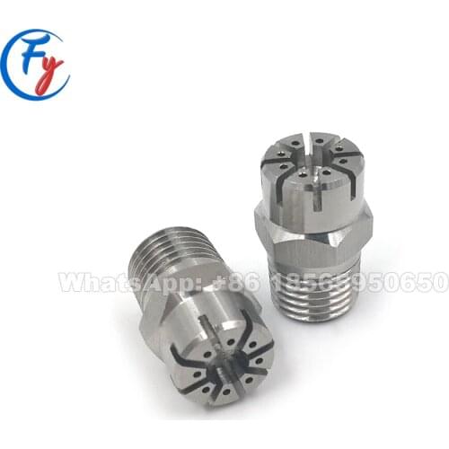 High impact compressed air nozzle,round type 8 holes air booster nozzle,304 stainless steel round washing drying air blow nozzle