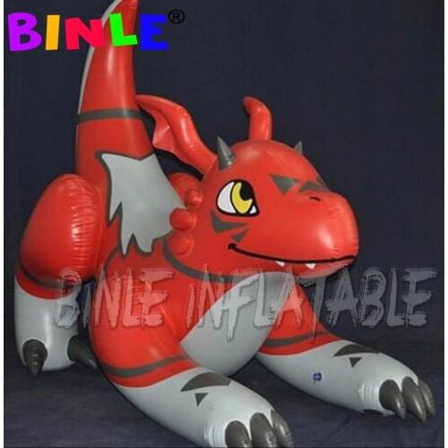 Amazing design air sealed inflatable dragon inflatable pvc dragon toys big animal model for advertising