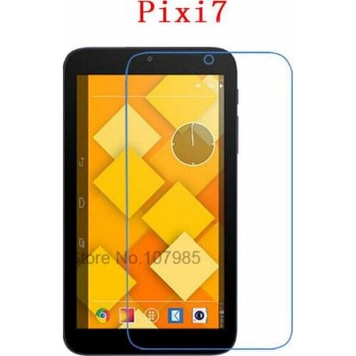 Ultra Clear HD LCD Screen Protector Screen protective Film For Alcatel One Touch Pixi 7 Pixi7 7 inch Protective Film +Cloth
