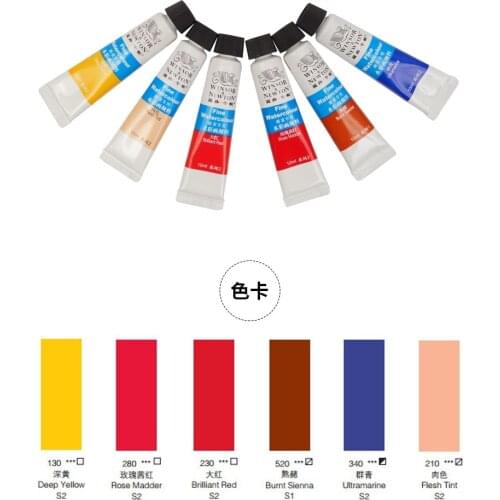 Winsor & Newton Fine Watercolor Paints Skin Tones 6 pcs Set