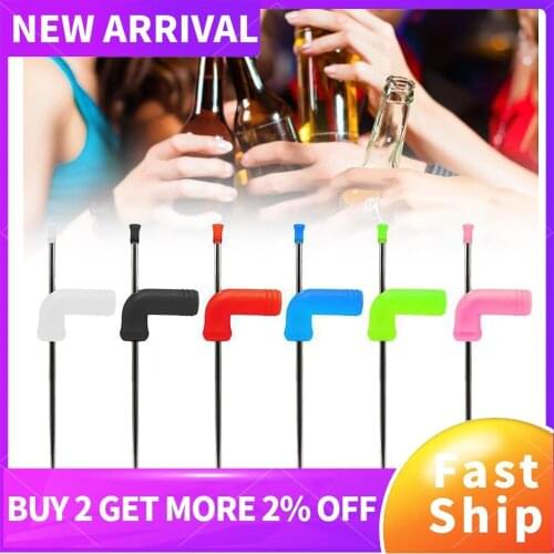 1PC Beer Snorkel Straw Beer Bong Funnel Slammer Double Snorkel Drinking Beer Bar Tools Festivals Party Dispenser