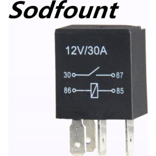 12V 30A 4 feet wiring harness special relay Automobile relay