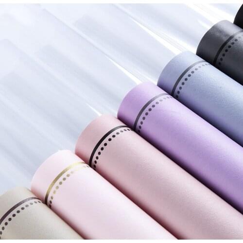 20pcs/lot 30*52.5cm Waterproof Single Flower Paper Single Rose Packaging Bouquet Bag Multi-flower Packaging