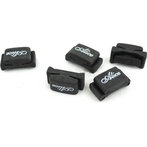 200pcs Clamshell Pack Rubber Guitar Picks Plectrum Strings Holder Clamp Clip