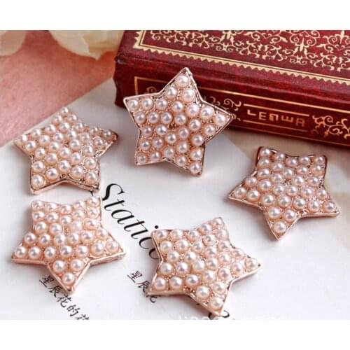 Free Shipping Wholesale 40pcs/lot 21x21mm Rhinestone Flatback Button For Hair Flower Wedding Invitation BXF123