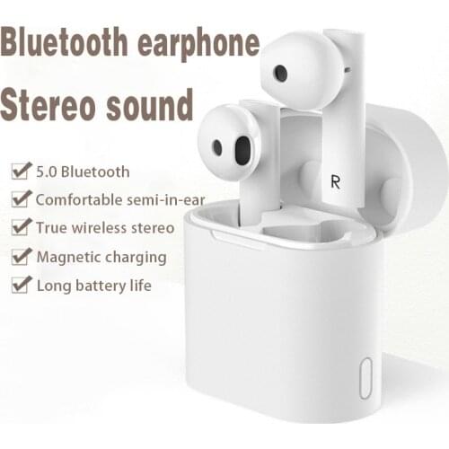 M6 Bluetooth Headset TWS True Wireless Binaural 5.0 Stereo Motion Intelligent Voice Anti-Noise For xiaomi Android