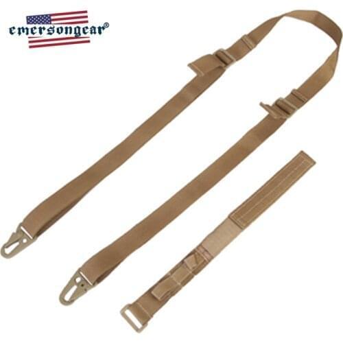 Emersongear P90 P9O Tan Color Gun Sling Two Point Tactical Strap Airsoft Painball Military Hunting Sling Shoulder Strap