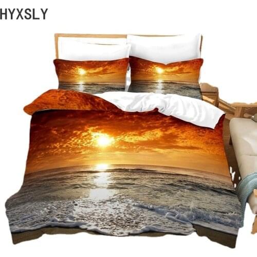 Beautiful Sunset Cloud Duvet Cover Pillow Case Landscape Digital Print Bedding Set Adult Gift Luxury Bedline Queen Size Bedcloth