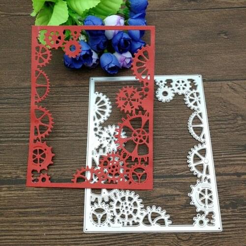 Square Metal Cutting Dies Stencils For Card Making Decorative Embossing Suit Paper Cards Stamp DIY