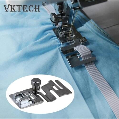 1 Pcs Domestic Sewing Machine Foot Presser Elastic Cord Band Fabric Stretch Feet Set for Brother Singer Sewing Accessories