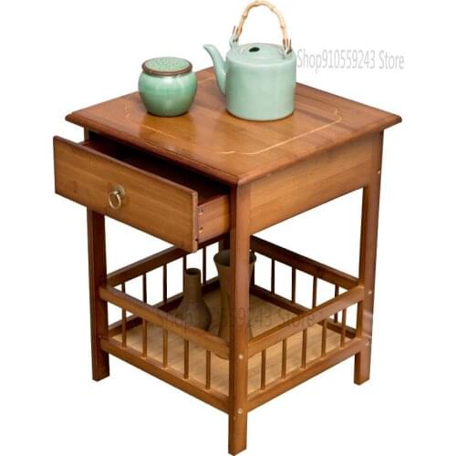 Small Coffee Table Bedside Table Sofa Side Table Small Square Table Modern Minimalist Corner Table Side Table Cabinet Multi-laye