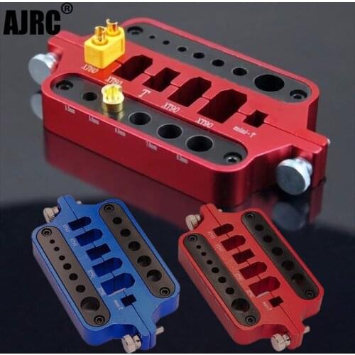 RC metal mini red soldering tool holder model car drone marine welding tool T plug connector XT60 XT90