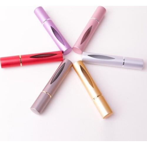 Refillable 10ml Mini Roll On Aluminum BOTTLES ESSENTIAL OIL Steel Metal Roller ball Perfume Bottle LX9002