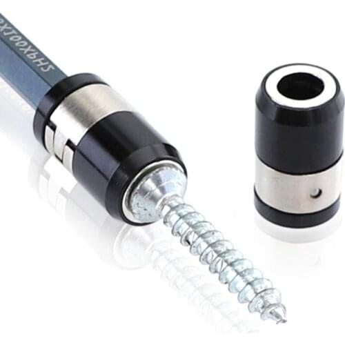 Top Quality Screwdriver Magnetic Ring Strong Magnetizer 1/4" 6.35mm Electric Screwdriver Bits Accessories Screw Pick Up Tools