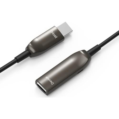 EB-LINK 100ft/30M USB 3.0 Fiber Optic Extension Cable High Speed 5Gpbs Male to Female Mini USB To USB Extender Cord
