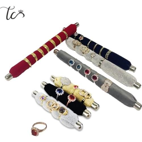 Rings Organizer Creative Ring Holder Jewelry Display Holder Ring Display Tools Jewelry Storage Supplies De Joyas Para Colgar