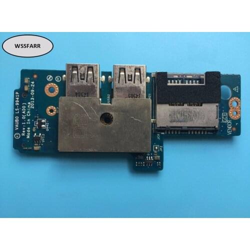 Genuine Original VAUB0 LS-9941P for Dell Precision M3800 XPS 15 Laptop USB Board SD Card Reader board
