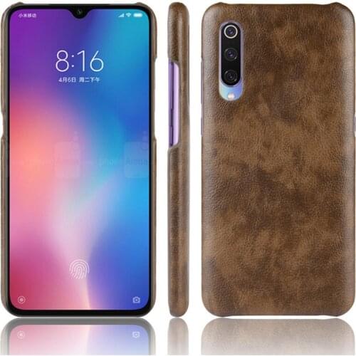 For Xiaomi mi 9 ShockProof luxury PU Leather Hard Back Cover Case For Xiaomi mi 9 SE mi9 Phone Case