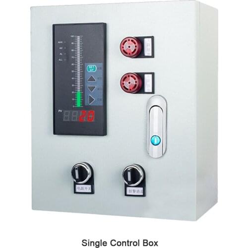 Liquid Water Level Controller 4 Relay 4 Alarm Probe Transmitter Box for Tank