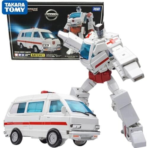 TAKARA TOMY Transformation G1 TKR Master Piece Series KO MP-30 Ratchet Action Figure Collection Model Toys