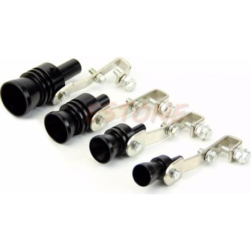 Exhaust Fake Turbo Simulator Whistle Pipe Sound Muffler Blow Off Valve Bov dropshipping