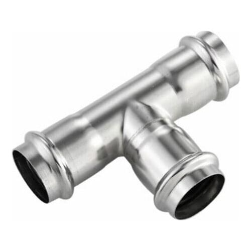 High Quality Sanitary TEE 3 Way Pipe Fitting Stainless Steel T Shape Pipes DN15 ,Sanitary Stainless Steel Equal Tee