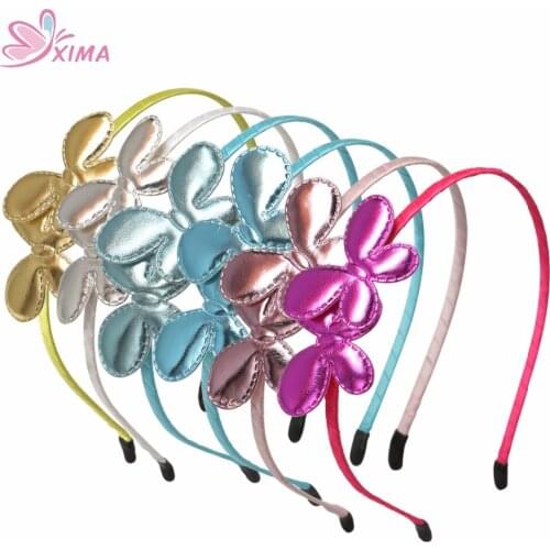 XIMA New Style 1PC Cute Butterfly Headband Children Party Headwear for Girls Headband Hair Accessories Fashion Hairband 6 Colors