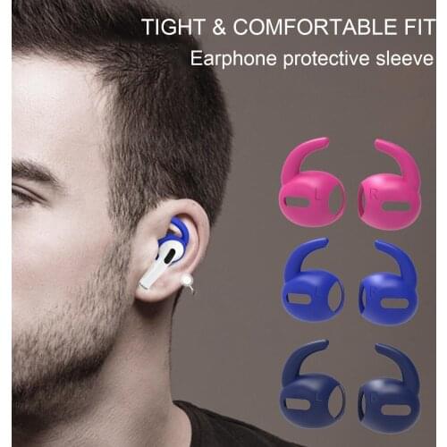 1 Pair Ear Hook Bluetooth Headset Anti-lost Non-slip Earhook Silicone Earplug Protective Sleeve for Airpods3 Accessories