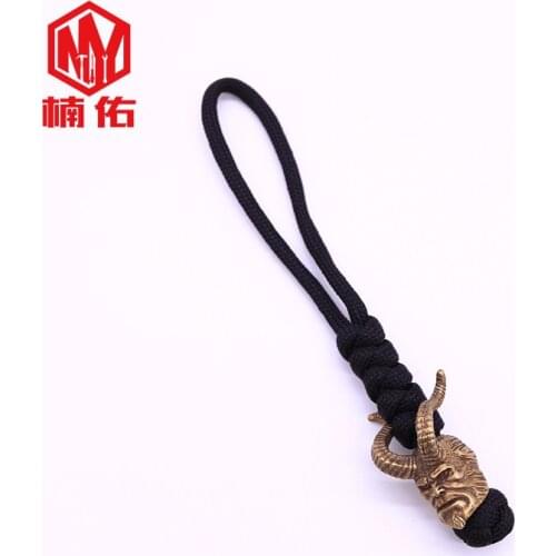1 Piece Of Brass Hellboy Knife Bead EDC Tool Accessory Flashlight Pendant