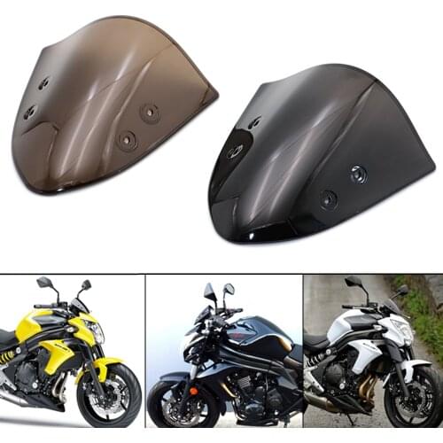 1pc Motorcycle Windshield WindScreen Wind Deflector Wind Shutter front glass For Kawasaki ER-6N Ninja650 ER6N 2012 2013 2014