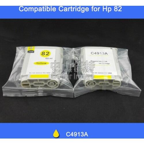 INK WAY 1 Pack of compatible inkjet cartridge for HP82 C4913A yellow