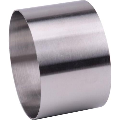 LETAOSK 3pcs 8cm 201 Stainless Steel Round Mousse Cake DIY Ring Mold Food Press Mould Kitchen Dessert Cooking Tool