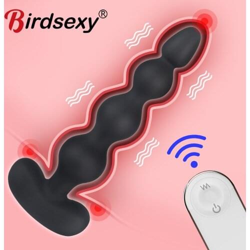 9 Speed Anal Vibrator Male Prostata Massager Anal Beads Butt Plugs G Spot Dildo Vibrations Sex Toys for Men Gay Women USB Charge