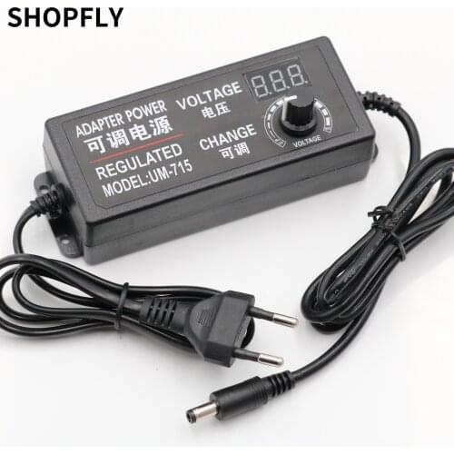 AC 100-220V to DC 3V-12V 3V-24V 9V-24V 2A 3A 5A power adapter Adjustable Supply plug LED Driver display adaptor led strip light