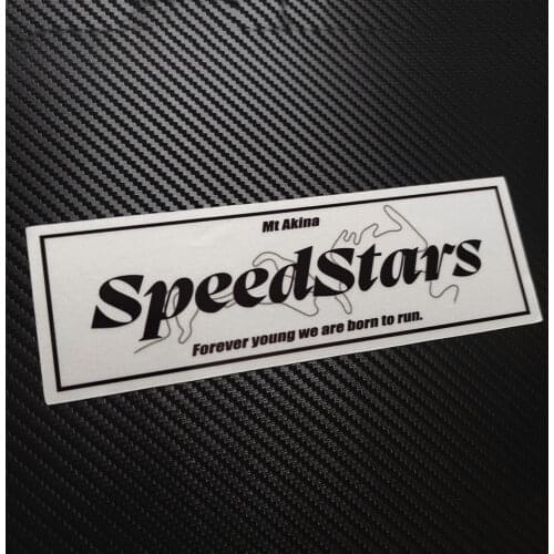 Akina Forever Young Born To Run Speedstars Car Styling Sticker JDM Auto Oil Tank Window Body Vinyl Motorcycle Keyboard Decals