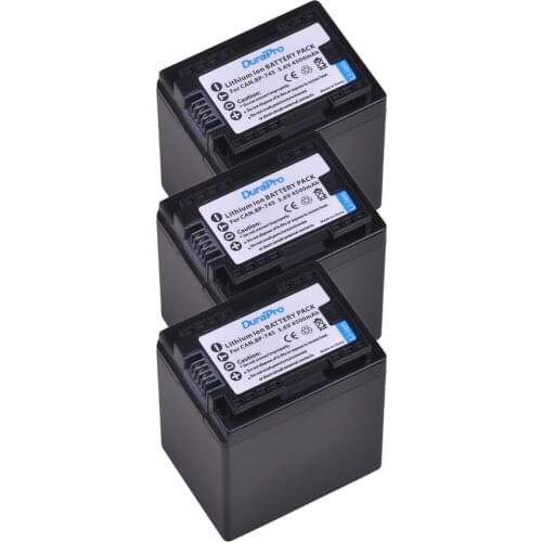 3X 4500mAH BP-745+ BP 745 BP745 Camera Battery for Canon BP-709,BP-718,BP-727,CG-700, VIXIA HF M50,M51,M52,M560,R30,R32,R36,M306