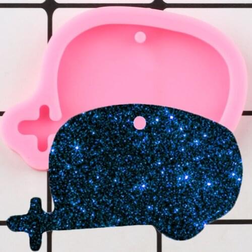 Shiny Hard Hat Silicone Mold Keychain Molds Jewelry Making Epoxy Resin Mould Polymer Clay Pendant DIY Handmade Charms Moulds