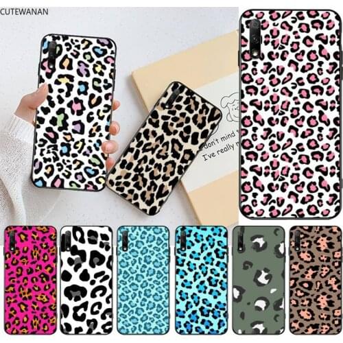Leopard Print Phone Case for Huawei Honor 30 20 10 9 8 8x 8c v30 Lite view pro