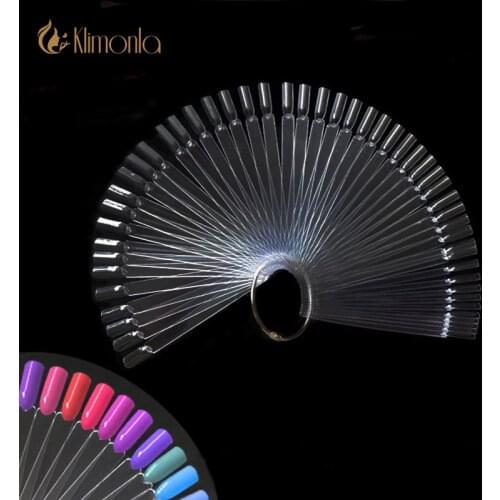 50PCS Display Nail Gel Plastic Finger Nails Art Display Nail Art False Tips Polish UV Gel Stickers Decorations Tools