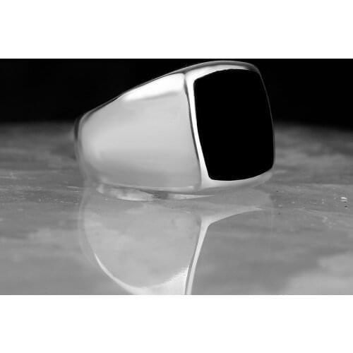 Enamel Traditional Turkish 925 Silver Mens Handmade Signet Rings Jewelry Gift From Turkey for Women Men