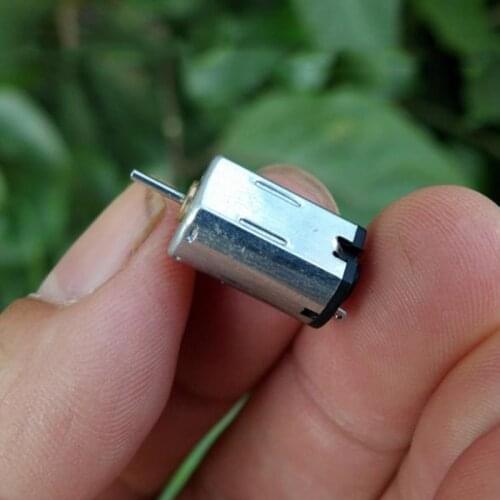 FF-M20 Micro Mini 10mm Electric Motor DC 12V 25500RPM High Speed Precious Metal Brush 1mm shaft DIY Car AV device CD DVD Player