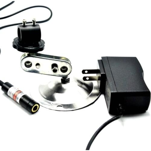 Focusable 650nm 50mw Red Laser Dot Line Cross Module Diode w/ 5V Adapter 12x55mm