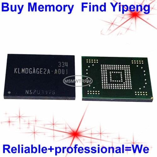 KLMDGAGE2A-A001 BGA169Ball EMMC 128GB Mobilephone Memory New original and Second-hand Soldered Balls Tested OK