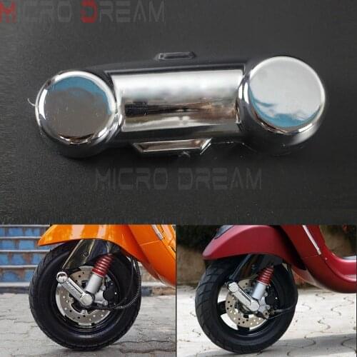 Chrome Scooter 20mm Front Forks Suspension Cover For Vespa PX 125 150 200 1981-2000 LML STAR 125 150 200 2-4 Stroke