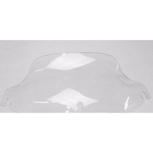 Clear Motor 8" Wave Windshield Windscreen For Harley Electra Street FLHT Touring