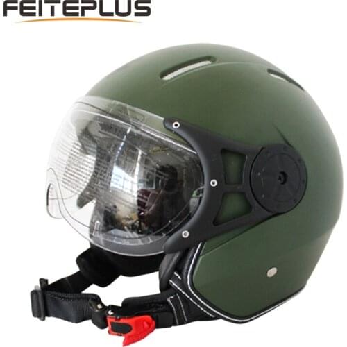 ABS Motorcycle 3/4 Helmet Motorcross Unisex Adult Helmet Four Seasons For Motorbike DOTECE Certification