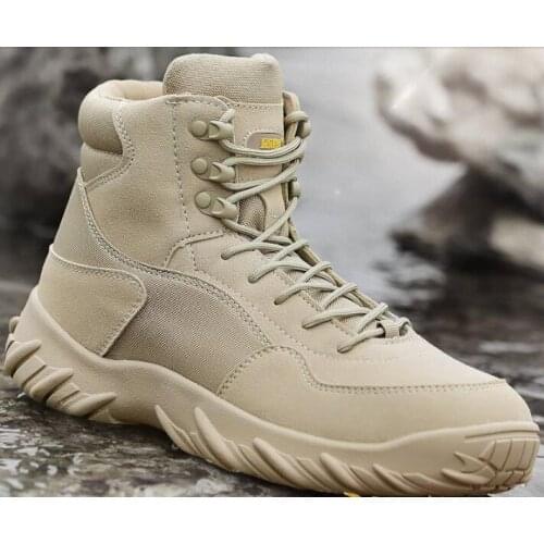 High top combat boots male super light shock absorber commando tactical boots training boots mountaineering Marine boots winter